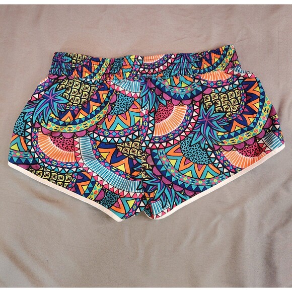 Juniors No Boundaries Tropical Print Shorts Size 7-9 - Picture 3 of 5